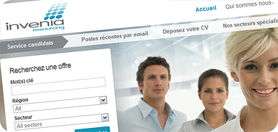 Invenia Resourcing - screenshot